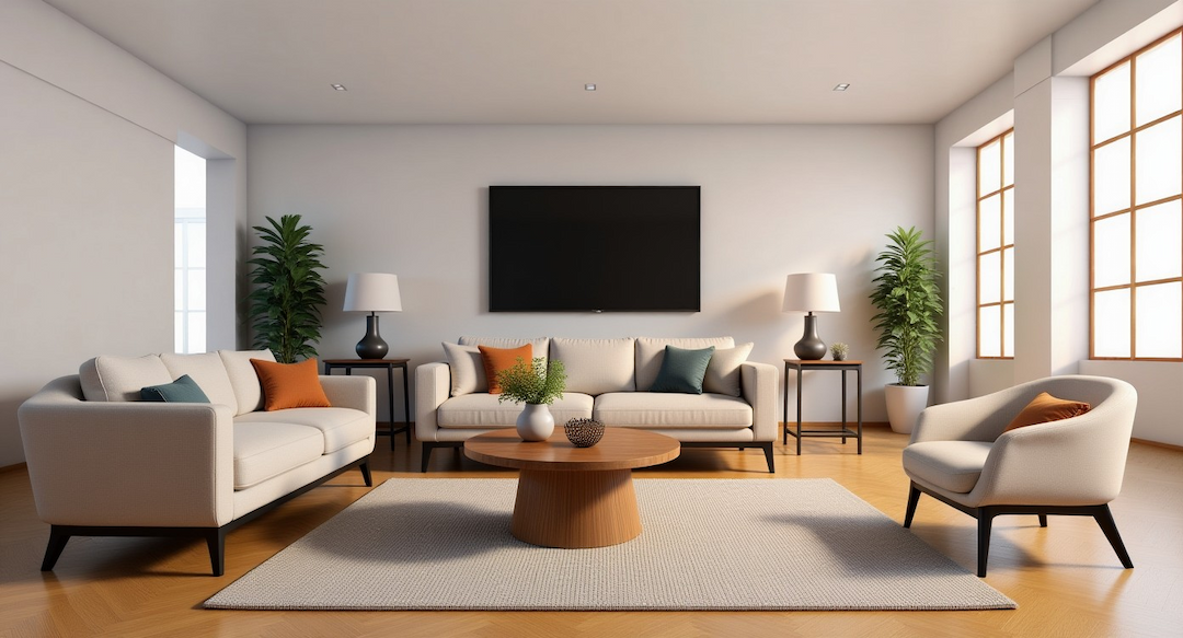 AI編集後の室内