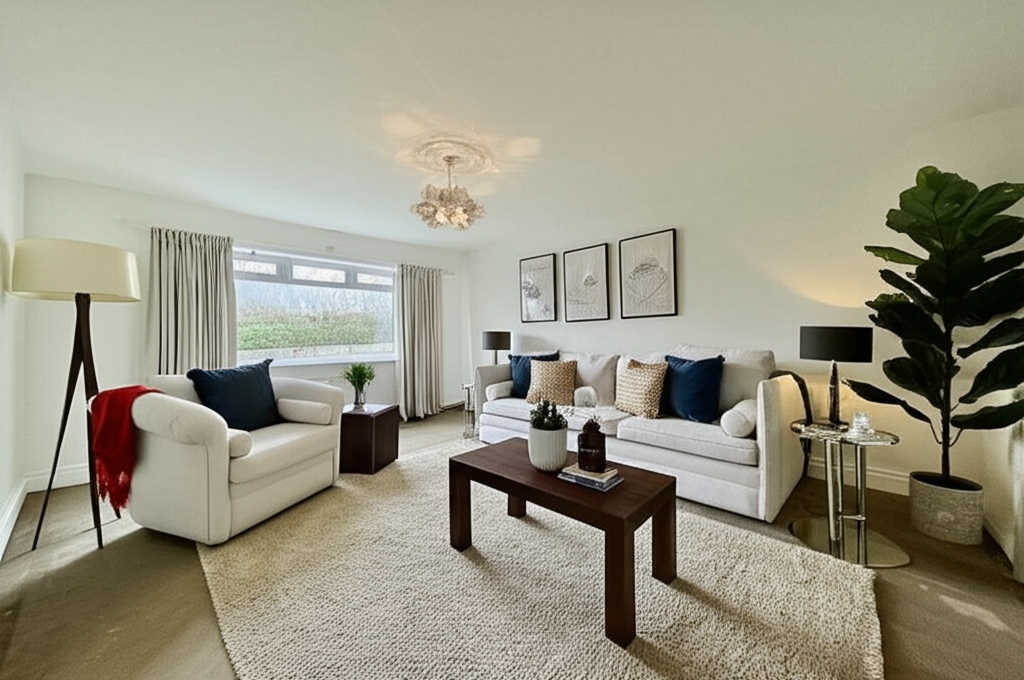 AI編集後の室内